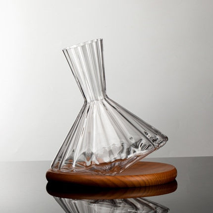 Carafe à décanter design avec socle