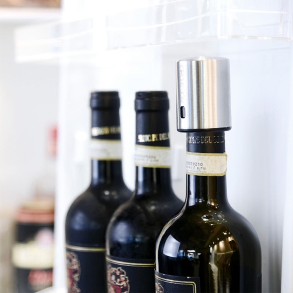 Vin frais économiseur bouchons de bouteille de vin pompe d'aspiration  accessoires de barre de cuisine vin pompe à Air pression vide bouchon de  vin