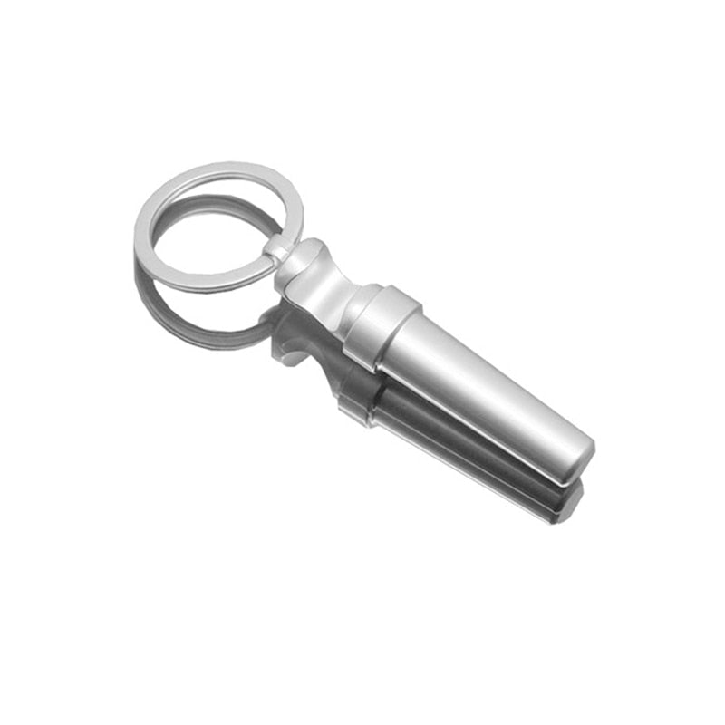 TIRE BOUCHON - PORTE CLES ARGENT