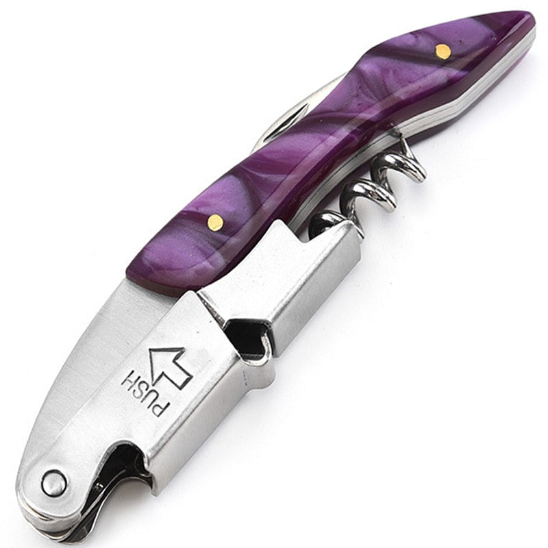 TIRE BOUCHON SOMMELIER - MOTIF VIOLET