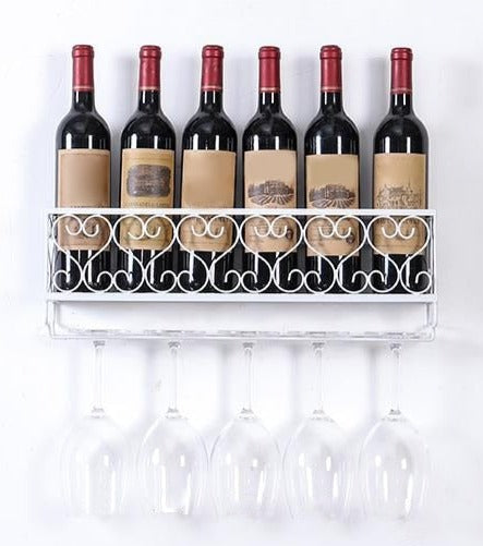 Rangement mural bouteille de vin
