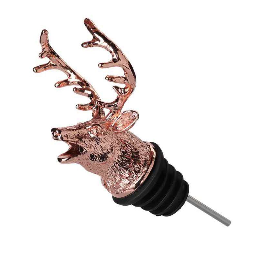 BOUCHON VERSEUR VIN - CERF OR ROSE